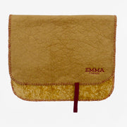 Roll-up dog blanket in reversible eco-fur