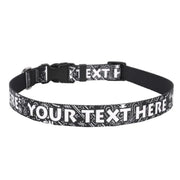 Personalized Bandana Black Dog Collar