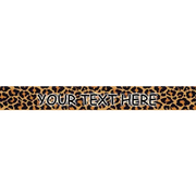 Personalized Leopard Print Dog Collar