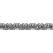 Personalized Damask Dog Collar