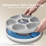 Donut Frost 6 Meal Cordless Automatic Pet Feeder 