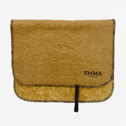 Roll-up dog blanket in reversible eco-fur