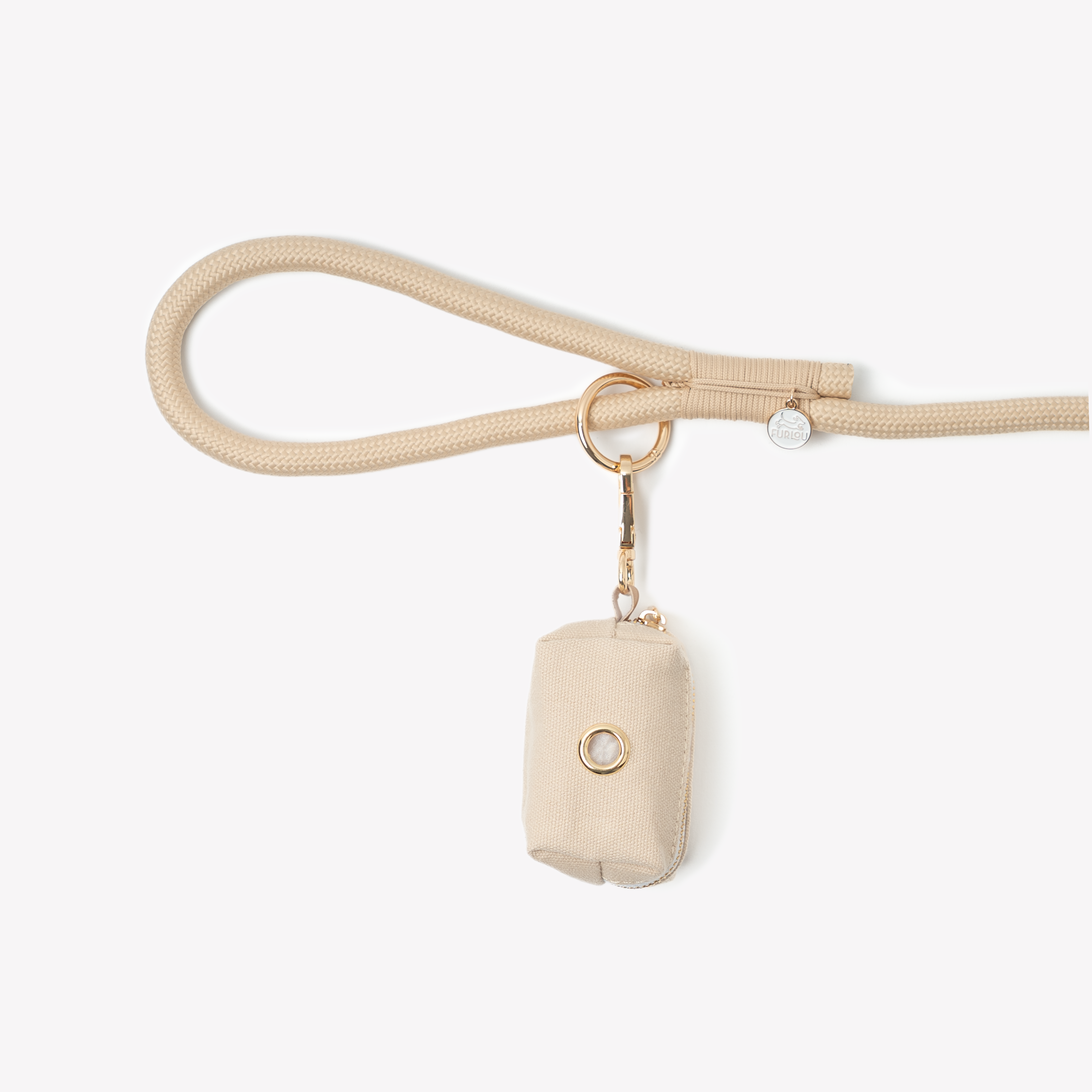 Tan - Poop Bag Holder - Southlake Paws
