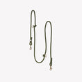 Load image into Gallery viewer, 'Moss Green' - Hands Free Braided Leash
