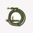 Load image into Gallery viewer, 'Green' - Hands Free Braided Leash 
