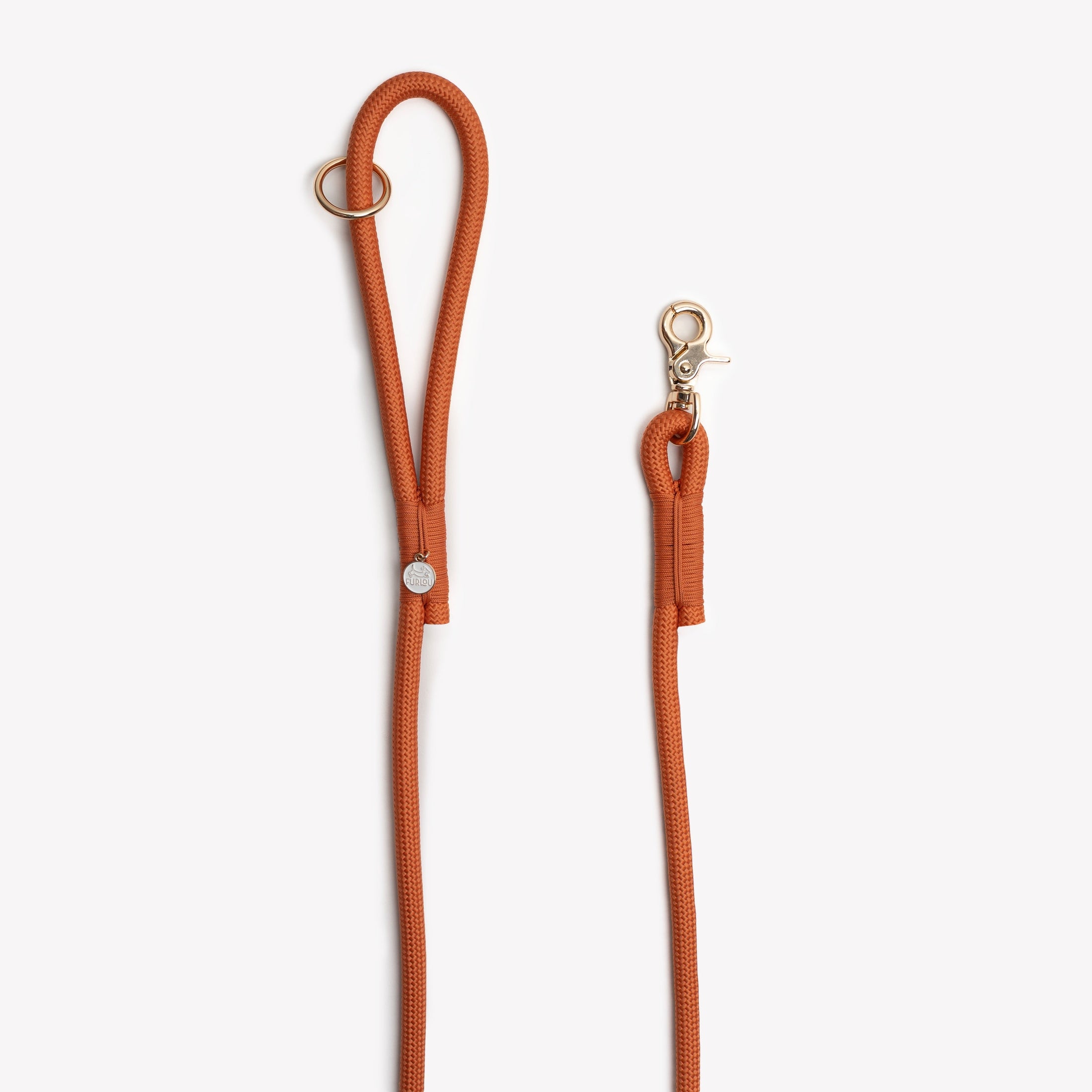 'Terracotta' - Braided Rope Leash 