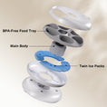 Load image into Gallery viewer, Donut Frost 6 Meal Cordless Automatic Pet Feeder 
