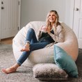 Load image into Gallery viewer, Bean Bag - Queen - Terry Corduroy
