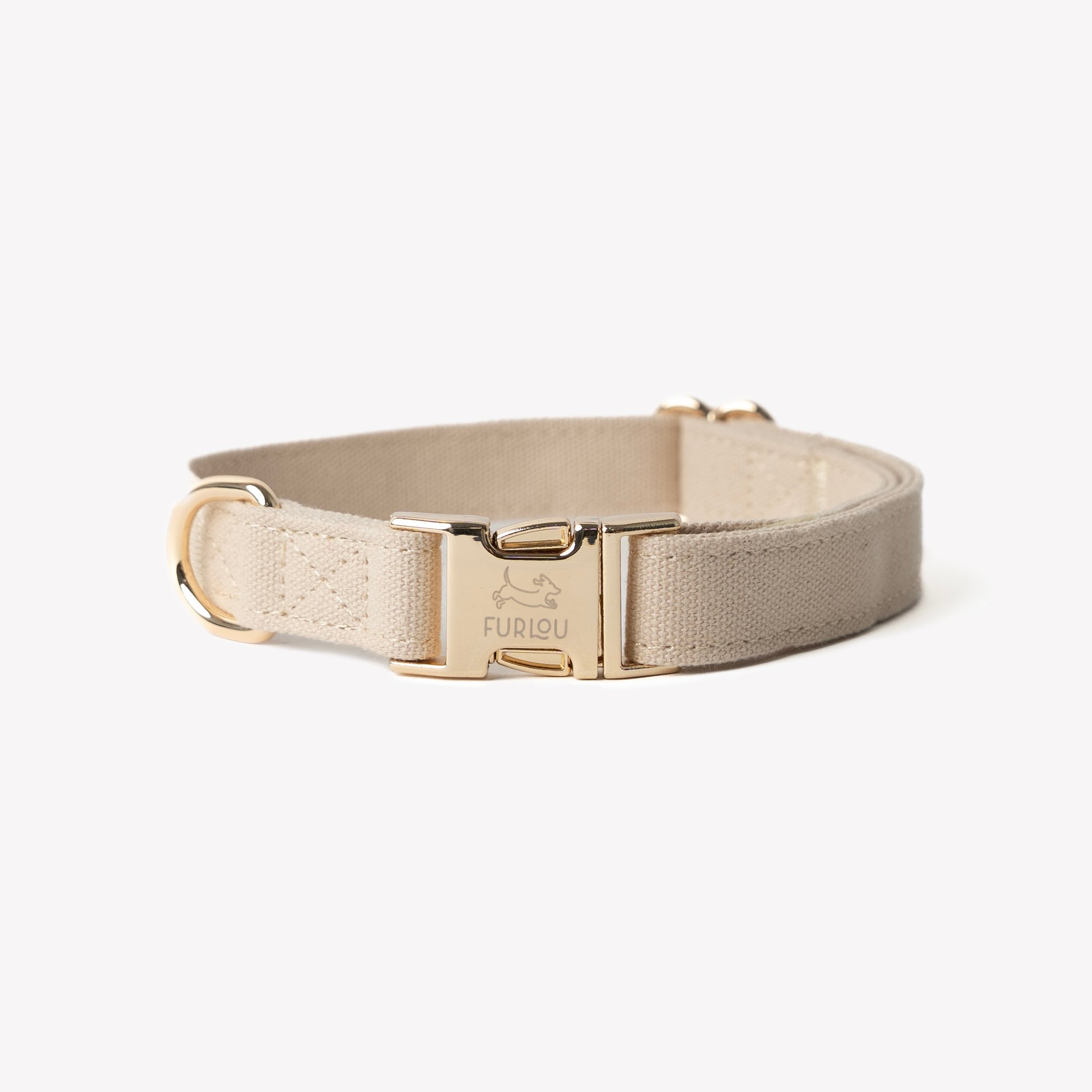 'Tan' - Canvas Dog Collar 