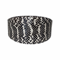 Load image into Gallery viewer, Black & White 3” Wide Style Snake Collar
