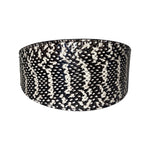 Black & White 3” Wide Style Snake Collar