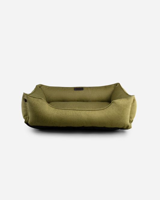 Pet Beds Premium Chester & Lee | Cotton Sleeper Dog Bed Olive