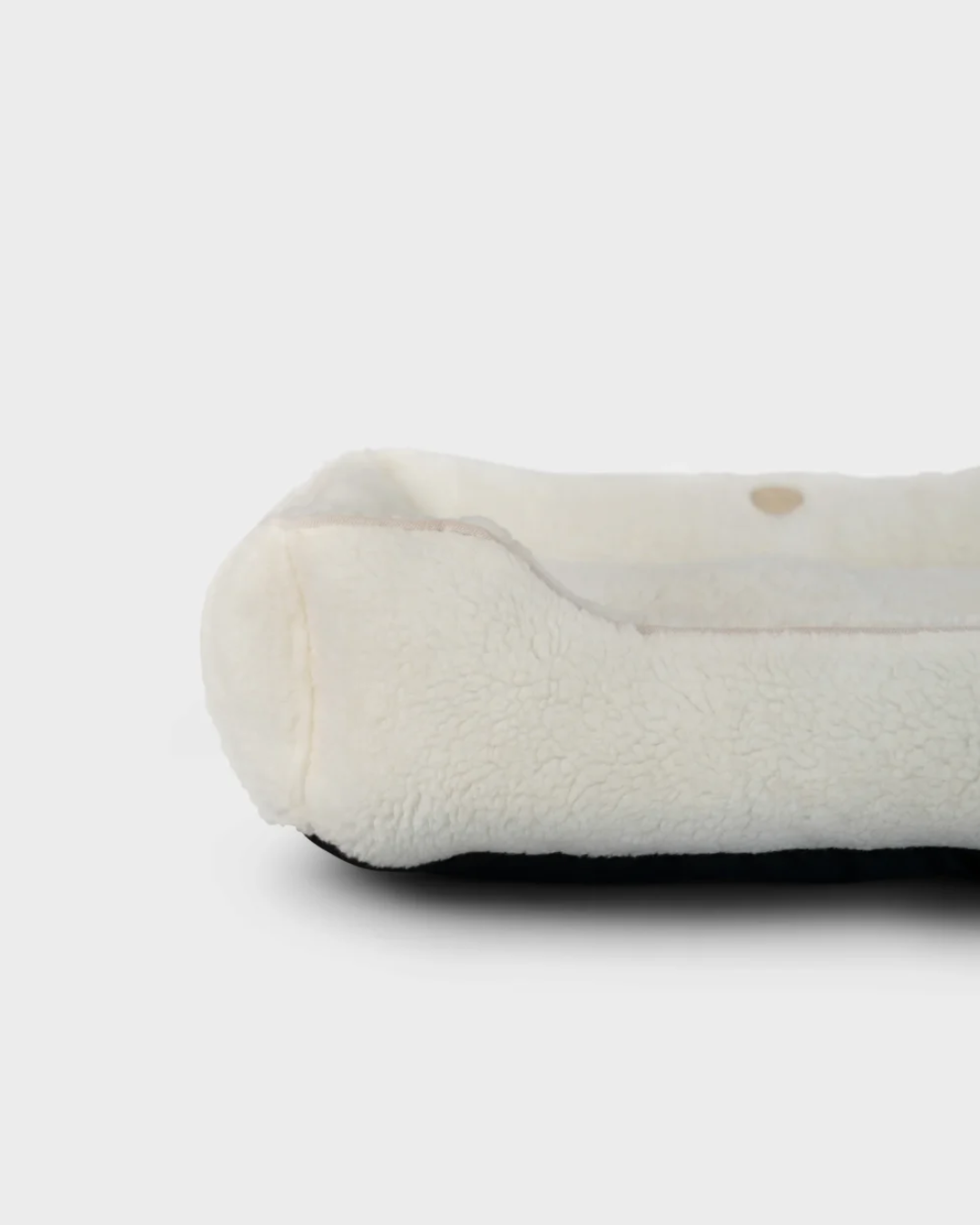 Bolster Beds Premium Chester & Lee | Furry Sleeper Dog Bed Beige