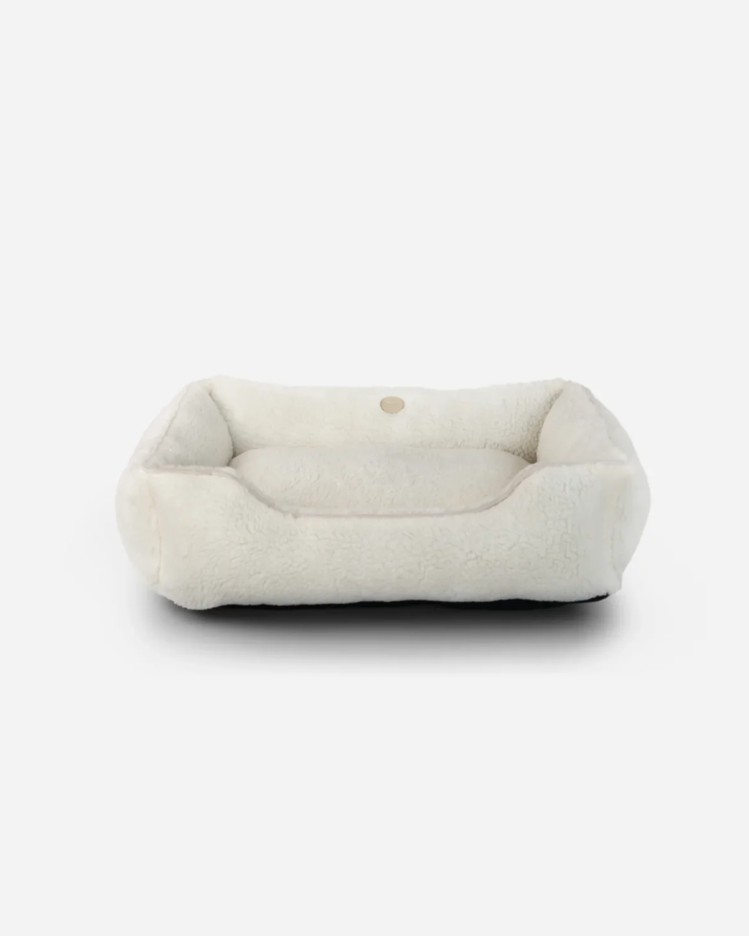 Bolster Beds Premium Chester & Lee | Furry Sleeper Dog Bed Beige