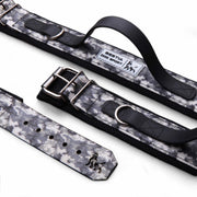 BESTIA DOG SPORT HANDLE COLLAR GREY CAMO