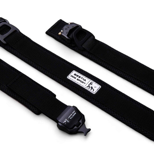 BESTIA DOG SPORT FAST RELEASE COLLAR BLACK