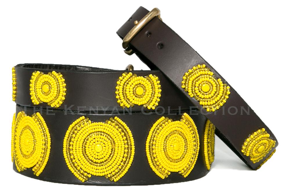 TKC Sunshine Belt in Wide Width - Brass Buckle
