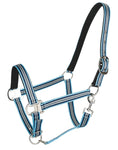 Load image into Gallery viewer, TuffRider Adjustable Nylon Breakaway Halter w/ Padded Crown and Nickel Hardware - image 3
