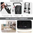 Load image into Gallery viewer, 4-in-1 Double Pet Stroller with Detachable Carrier and Travel Carriage
