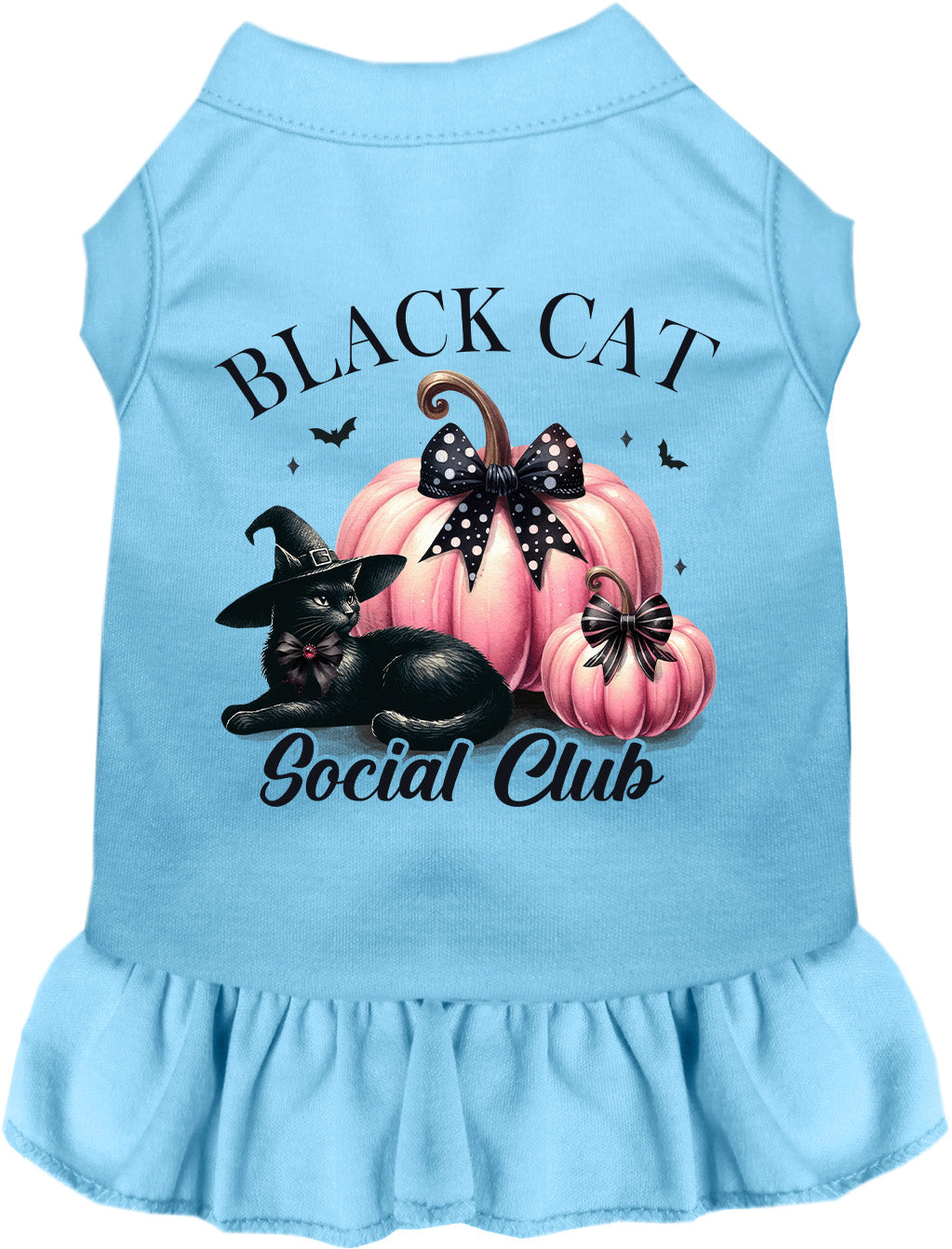 Pink and Black Cat Social Club Pet Dress