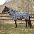 Load image into Gallery viewer, TuffRider Comfy Plus Combo Neck Zebra Print Fly Sheet
