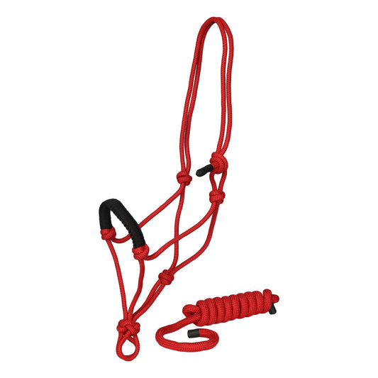 TuffRider Rugged Rope Halter Braided Noseband with matching lead - image 2
