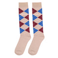 Load image into Gallery viewer, TuffRider Argyle Knee Hi Socks
