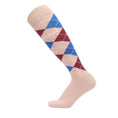 Load image into Gallery viewer, TuffRider Argyle Knee Hi Socks
