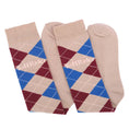 Load image into Gallery viewer, TuffRider Argyle Knee Hi Socks
