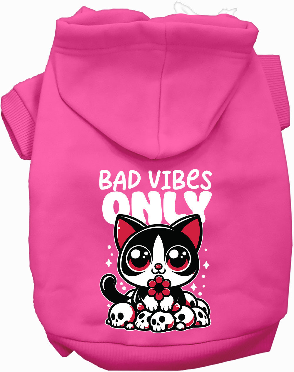 Bad Vibes Only Pet Hoodie