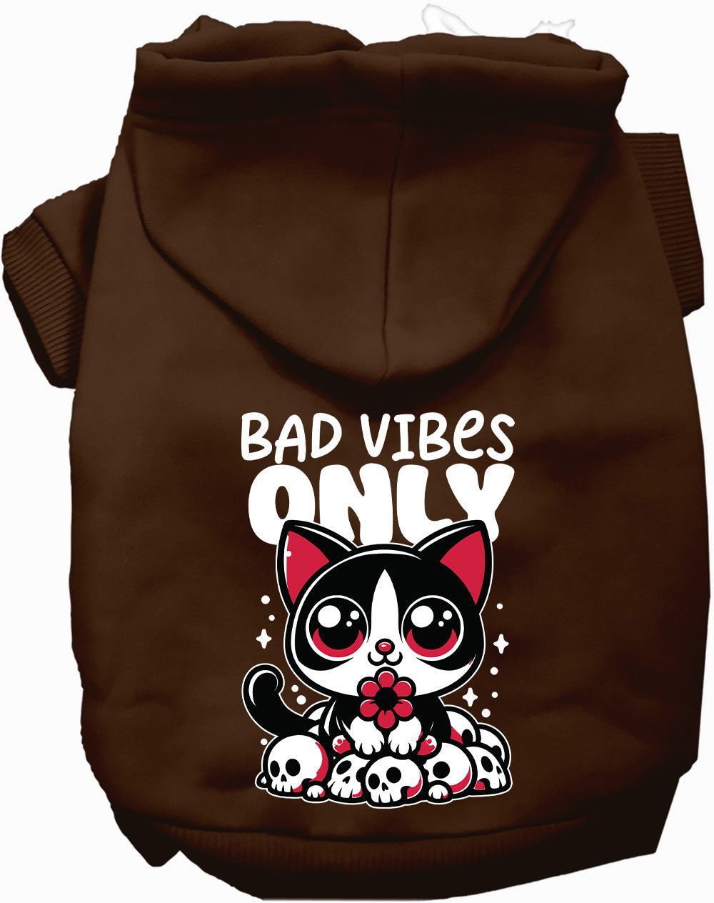 Bad Vibes Only Pet Hoodie