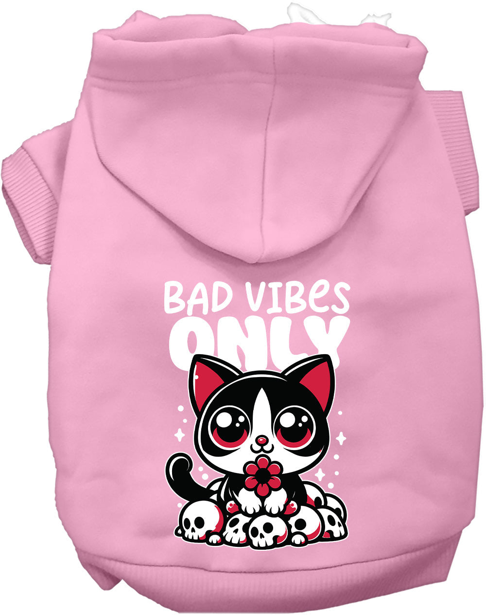 Bad Vibes Only Pet Hoodie