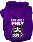 Load image into Gallery viewer, Bad Vibes Only Pet Hoodie

