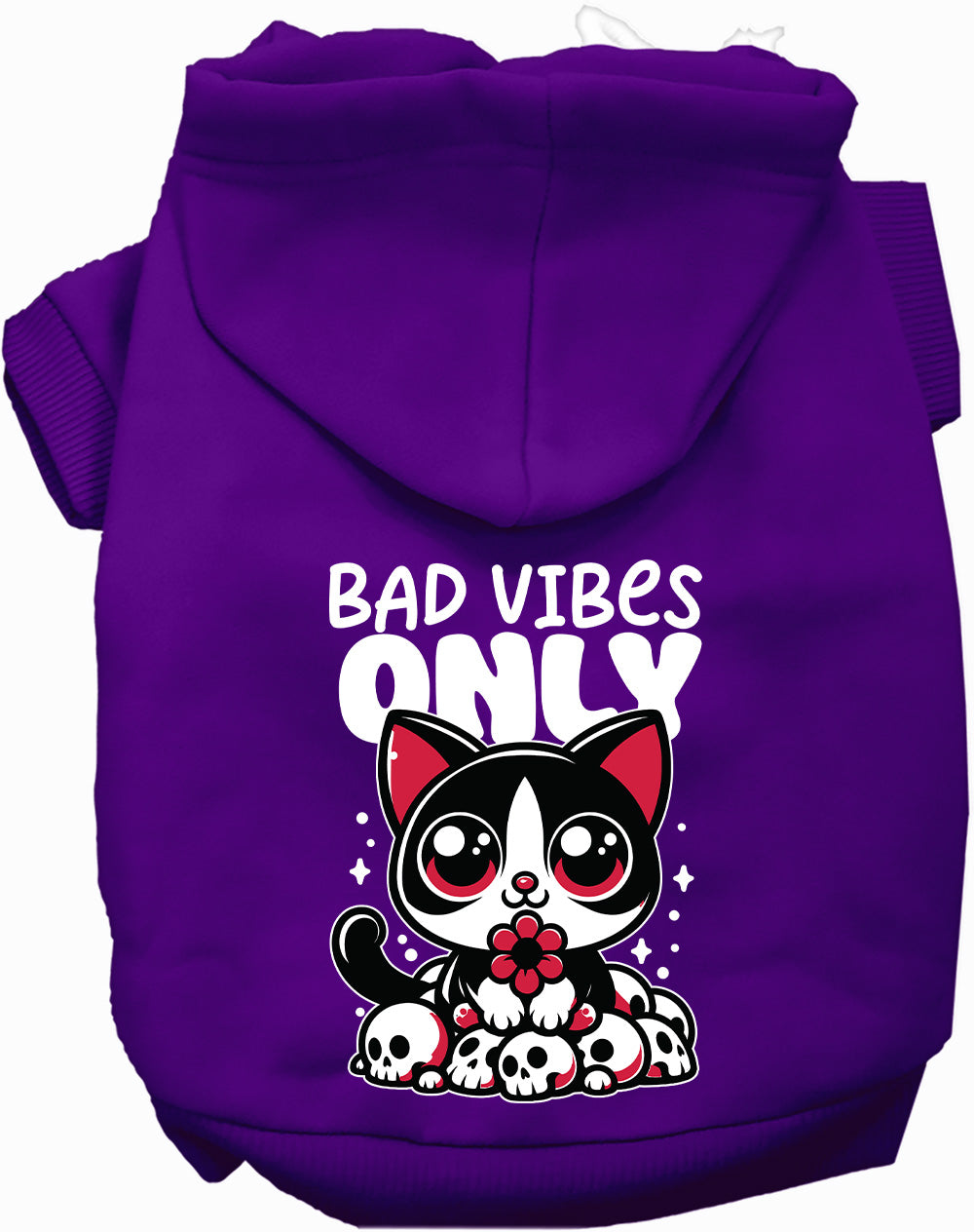 Bad Vibes Only Pet Hoodie