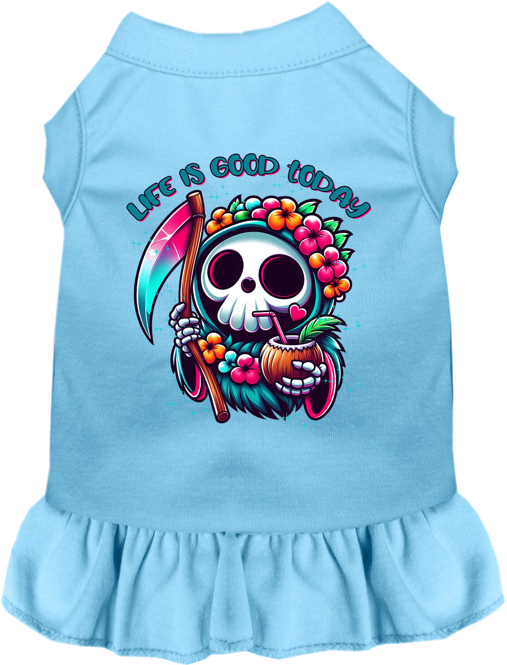 Tropical Grim Reaper Pet Dress