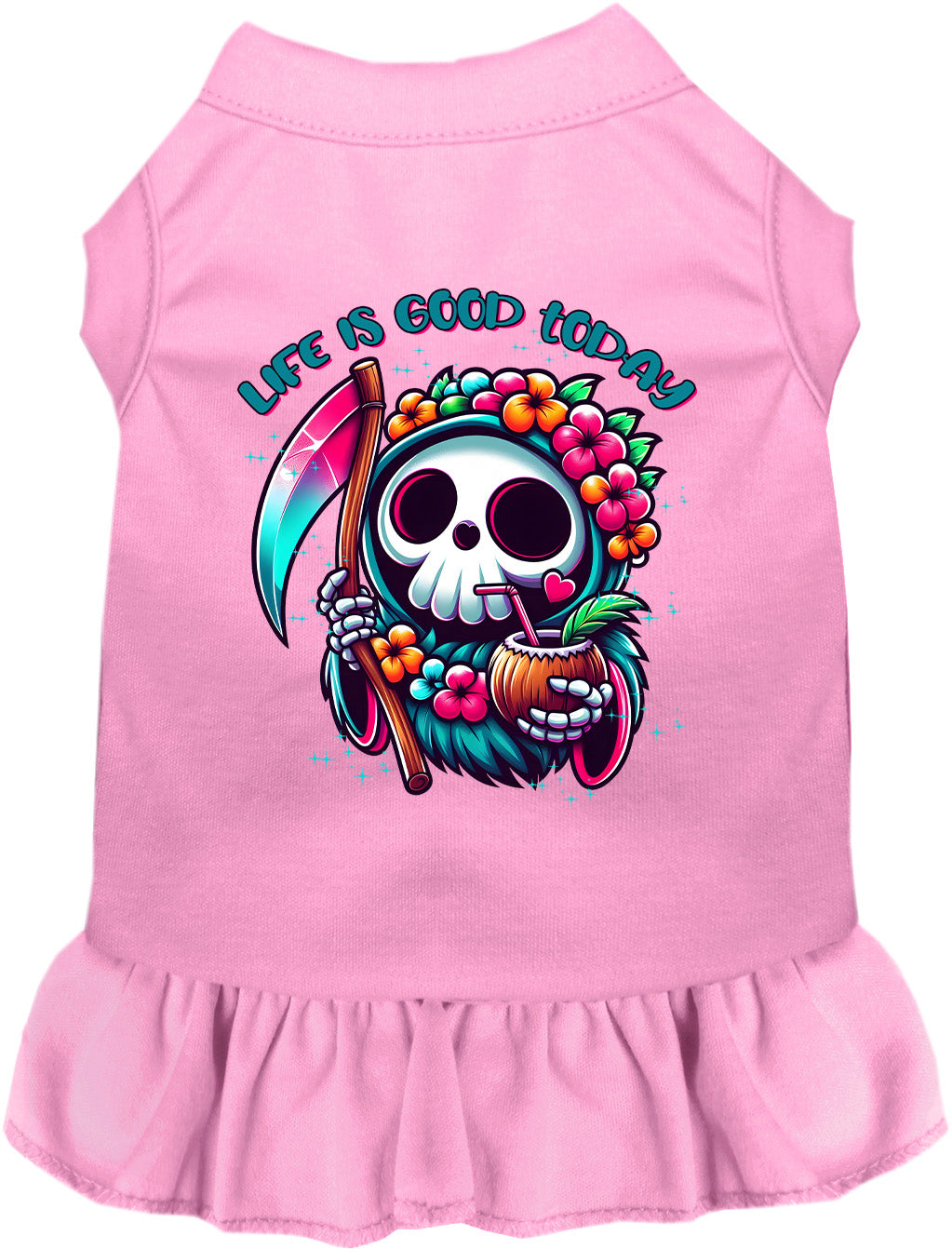 Tropical Grim Reaper Pet Dress