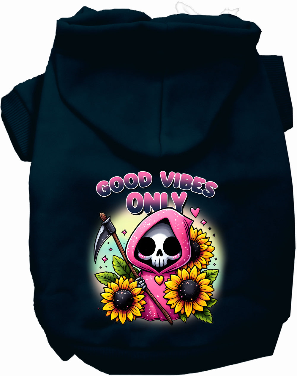 Sun Flowers and Scythes Pet Hoodie