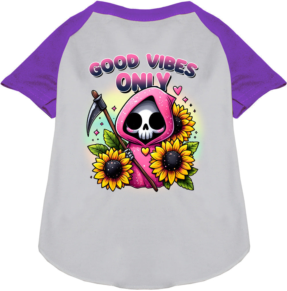 Sun Flowers and Scythes Pet Raglan Shirt