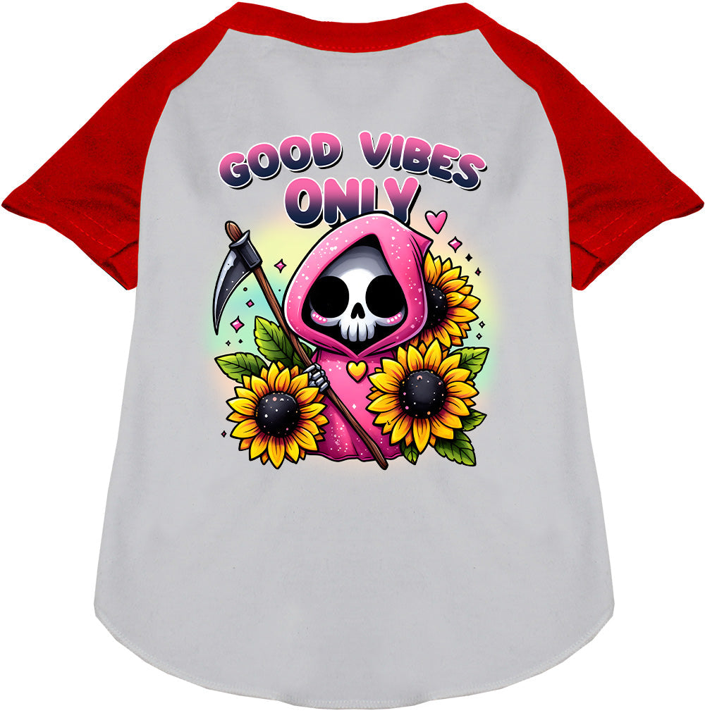 Sun Flowers and Scythes Pet Raglan Shirt