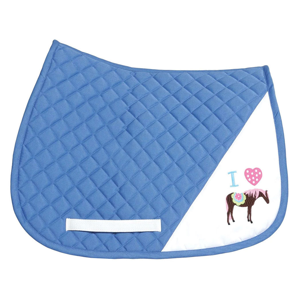 TuffRider I Heart Pony Girl Saddle Pad - image 2