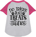 Load image into Gallery viewer, No Tricks, Just Treats Pet Raglan Shirt
