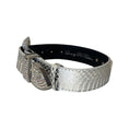 Load image into Gallery viewer, Stunning Silver Snake/Swarovski Crystal Hardware Collar
