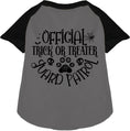 Load image into Gallery viewer, Trick or Treater Guard Patrol Pet Raglan Shirt
