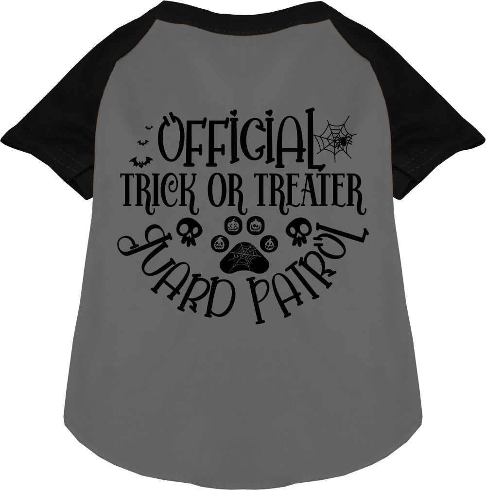 Trick or Treater Guard Patrol Pet Raglan Shirt