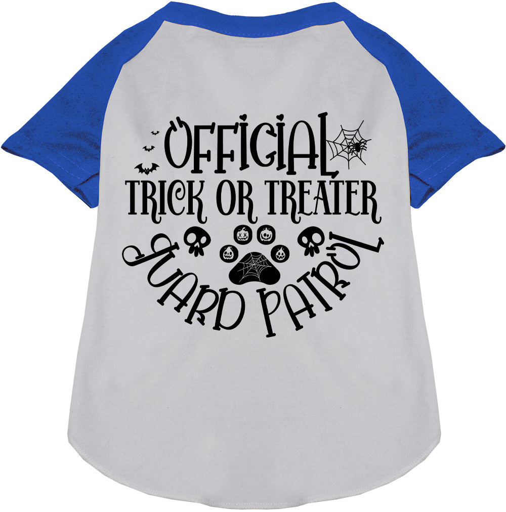 Trick or Treater Guard Patrol Pet Raglan Shirt