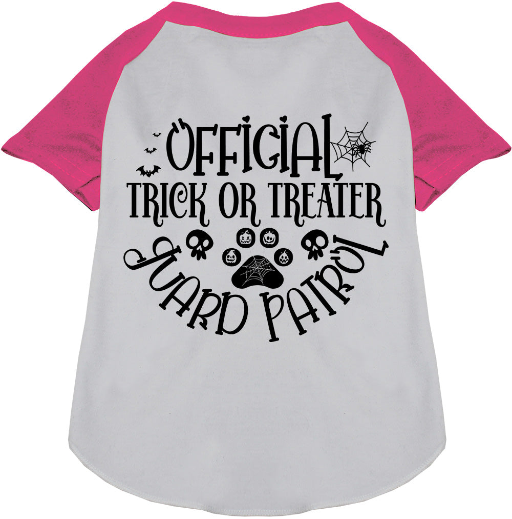 Trick or Treater Guard Patrol Pet Raglan Shirt