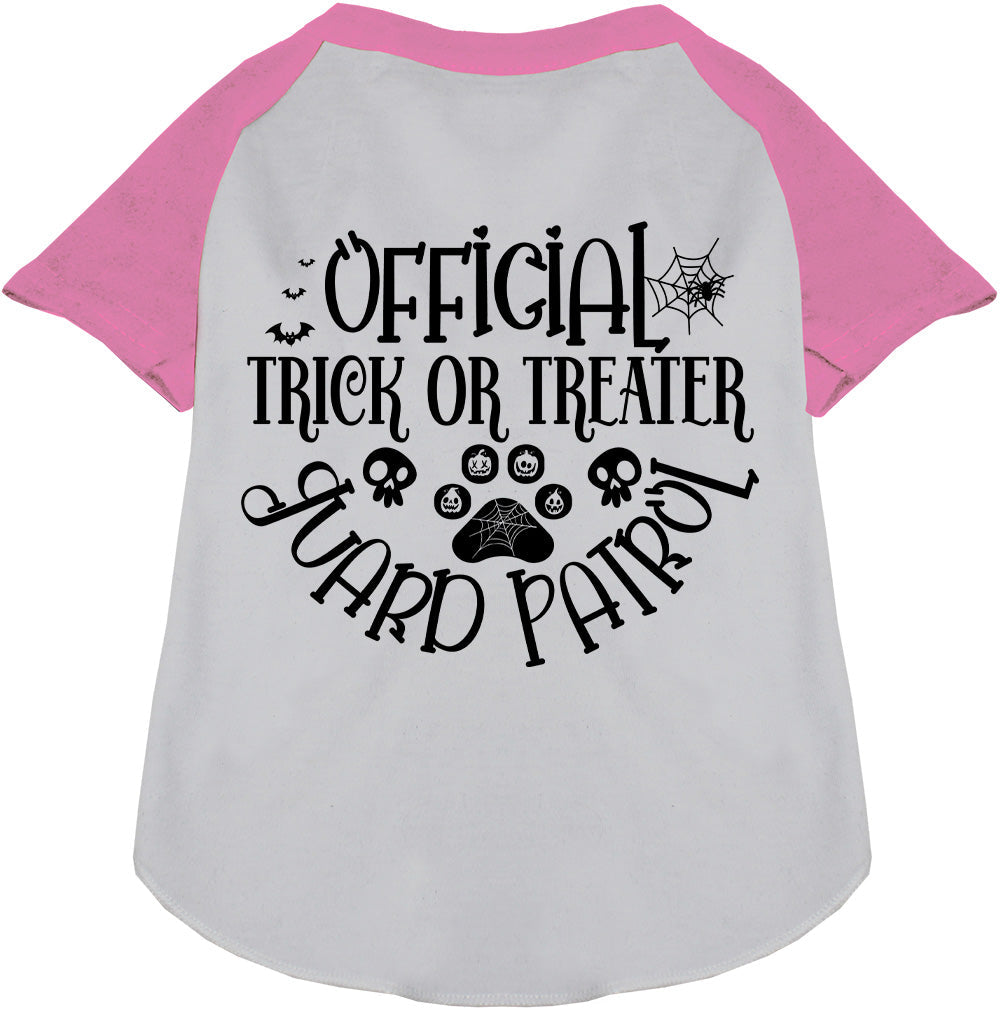 Trick or Treater Guard Patrol Pet Raglan Shirt
