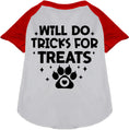Load image into Gallery viewer, Will Do Tricks for Treats Pet Raglan Shirt
