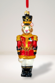 KRG Leopard Body Polish Glass Ornament 