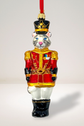 Load image into Gallery viewer, KRG White Tiger Body Polish Glass Ornament 
